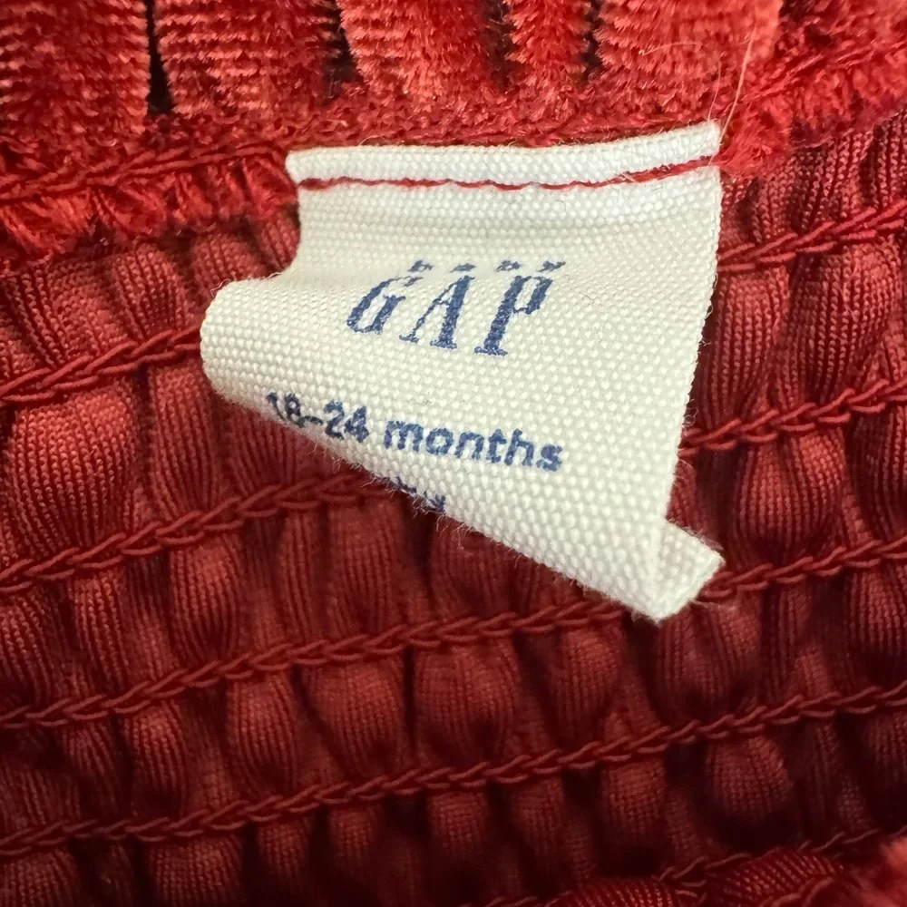 GAP Kids Red Velvet Matching Set